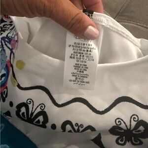 Disney White and Black Kids Dress
